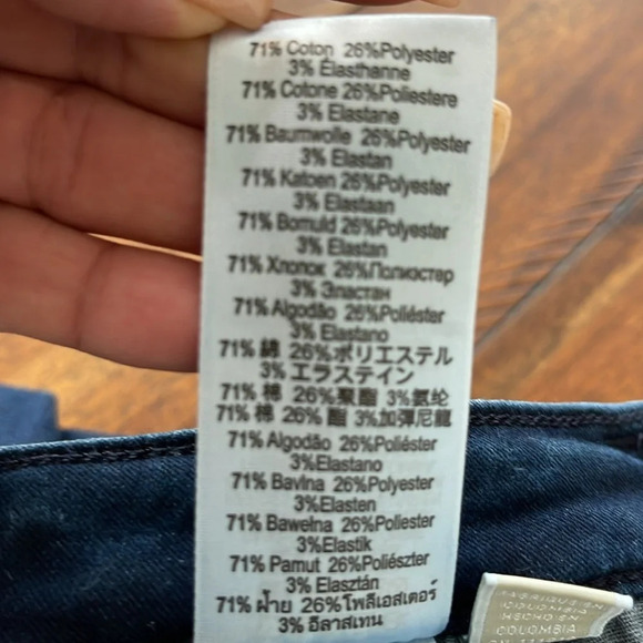 Michael Kors Button Fly Blue Jeans size 6 High Waisted Skinny Stretch Denim - Picture 11 of 14